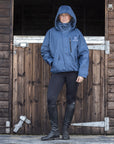 Shortie Mac Women's | Mesh Lining | Stowaway Hood | Steel Blue