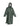 EQUIDRY waterproof horse riding raincoat All Rounder Original thick fleece Women's Black Forest Green/Grey