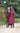 EQUIDRY waterproof horse riding raincoat All Rounder Original thick fleece Women's plum/grey with horse