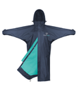 Evolution Women's | Mesh Lined | Stowaway Hood | Navy/Turquoise