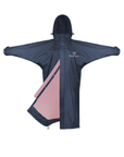 Evolution Children's | Mesh Lined | Stowaway Hood | Navy/Pale Pink - EQUIDRY