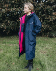 Evolution Children's | Thin Fleece | Fixed Hood | Navy/Navy - EQUIDRY