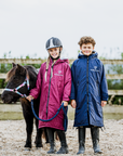 All Rounder Original Children's | Thick Fleece | Fixed Hood | Navy/Grey
