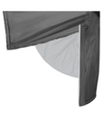 EQUIDRY waterproof horse riding raincoat thin fleece pro ride reflective charcoal/pale pink side skirts