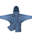 Shortie Mac Women's | Mesh Lining | Stowaway Hood | Steel Blue
