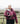 EQUIDRY women's waterproof short blouson style horse riding jacket in plum/plum
