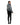 EQUIDRY women's waterproof short blouson style horse riding jacket in charcoal/grey studio back