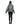 EQUIDRY women's waterproof short blouson style horse riding jacket in charcoal/peacock pink back view 