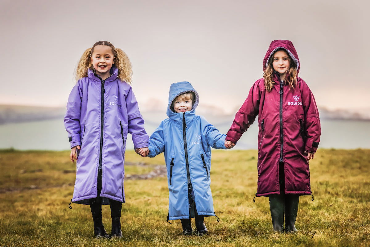 EQUIDRY | All Rounder Original Children's | Plum/Grey - EQUIDRY