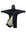 EQUIDRY women's long waterproof horse riding coat in navy/cream