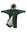 EQUIDRY Evolution Lux Women's Warm Waterproof Winter Horse Riding Coat Thick Fleece Lining with Faux Fur Trim Hood in black forest green