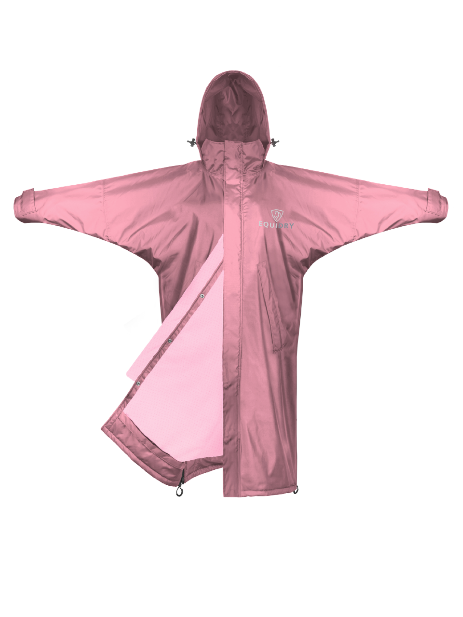 Evolution Children's | Mesh Lined | Stowaway Hood | Dusky Pink - EQUIDRY