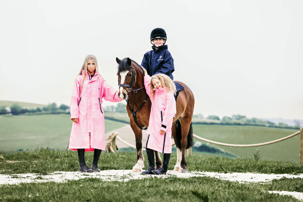 Evolution Children's | Mesh Lined | Stowaway Hood | Penelope Pink - EQUIDRY