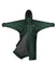 Evolution Children's | Thick Fleece | Fixed Hood | Black Forest Green/Grey - EQUIDRY