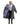 Evolution Children's | Thick Fleece | Fixed Hood | Charcoal/Lilac - EQUIDRY
