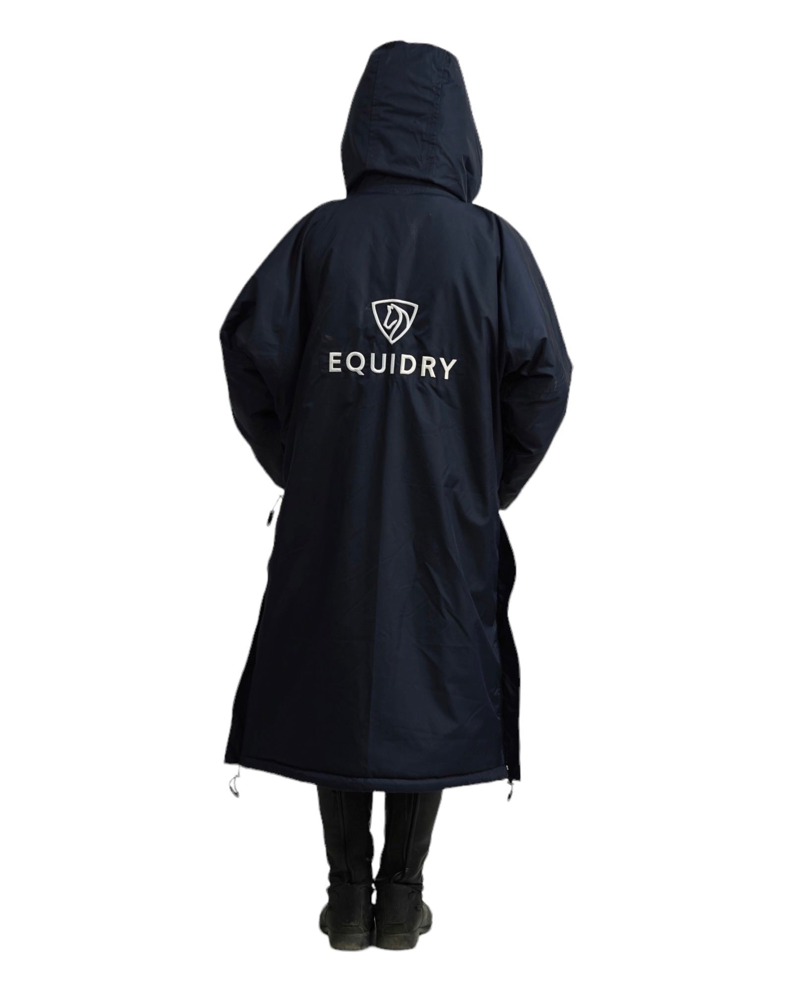 Evolution Children&#39;s | Thick Fleece | Fixed Hood | Navy/Cream - EQUIDRY