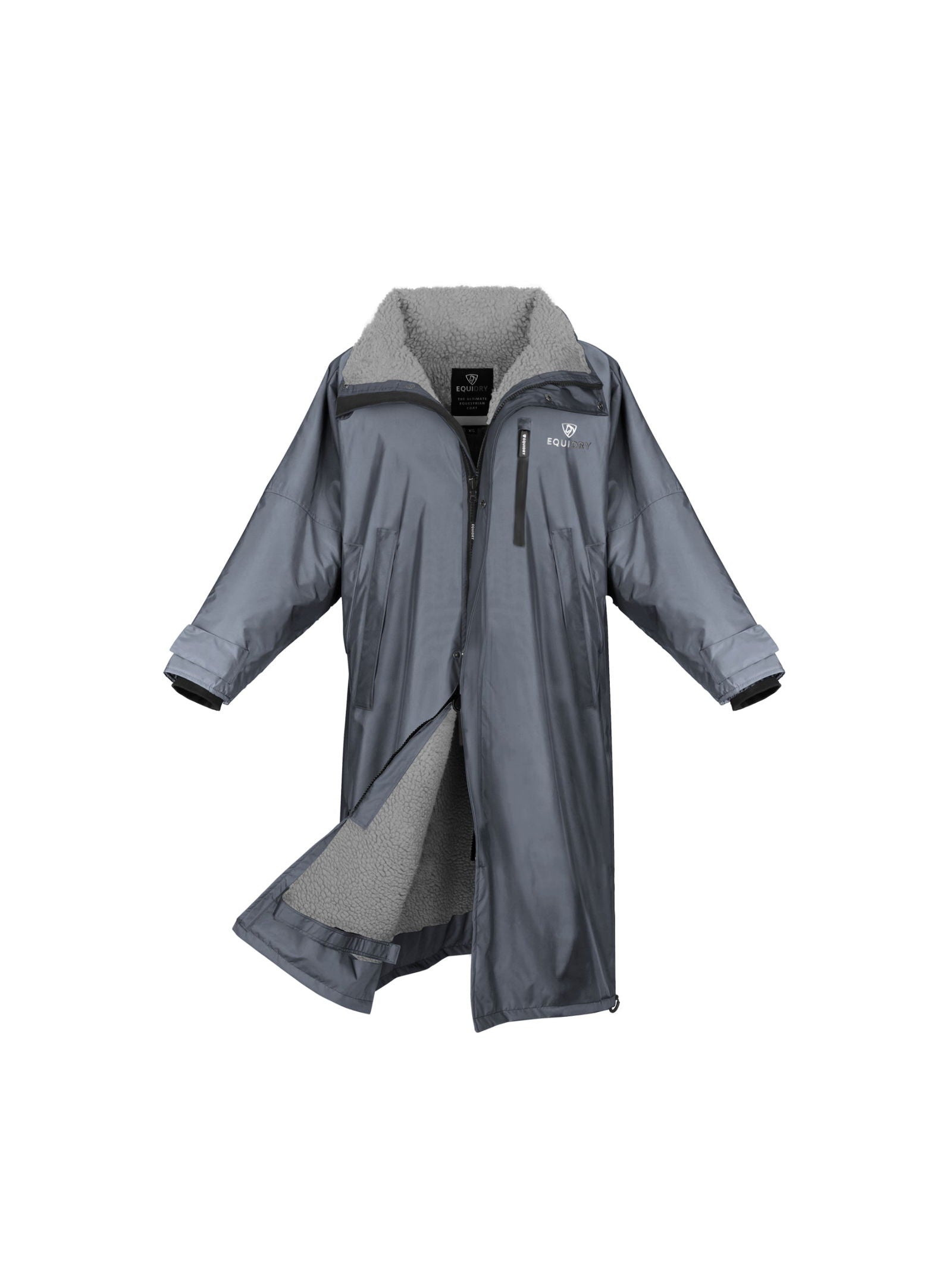 Evolution Children's | Thick Fleece | Stowaway Hood | Charcoal/Grey - EQUIDRY