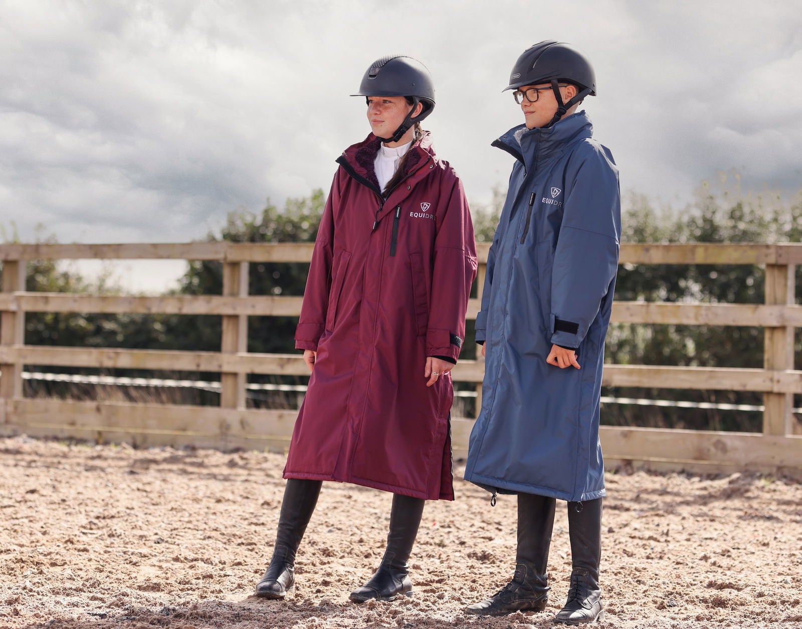 Evolution Children's | Thick Fleece | Stowaway Hood | Plum/Plum - EQUIDRY