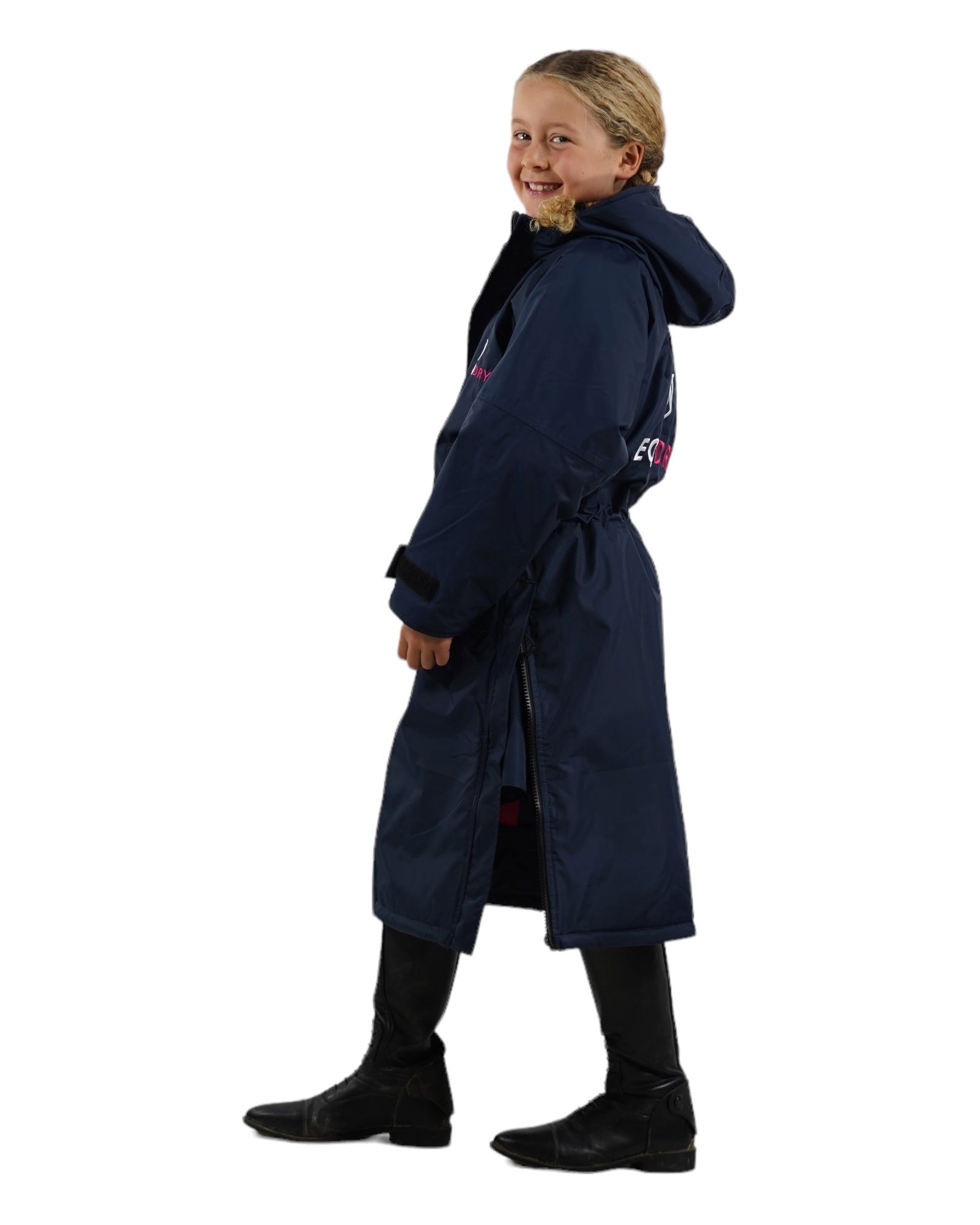 Evolution Children's | Thin Fleece | Fixed Hood | Navy/Navy - EQUIDRY