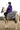 Evolution Children's | Thin Fleece | Stowaway Hood | Purple - EQUIDRY