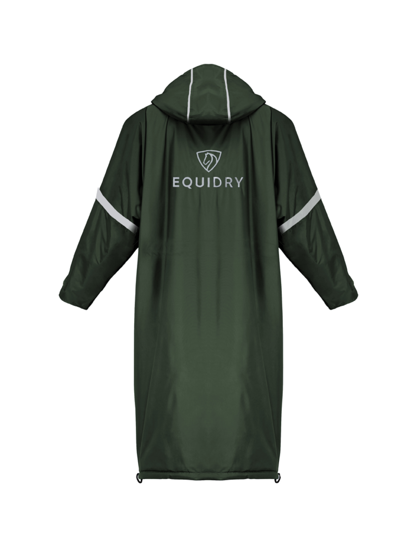 Evolution Children's | Thin Fleece | Stowaway Hood | Reflective | Black Forest Green - EQUIDRY