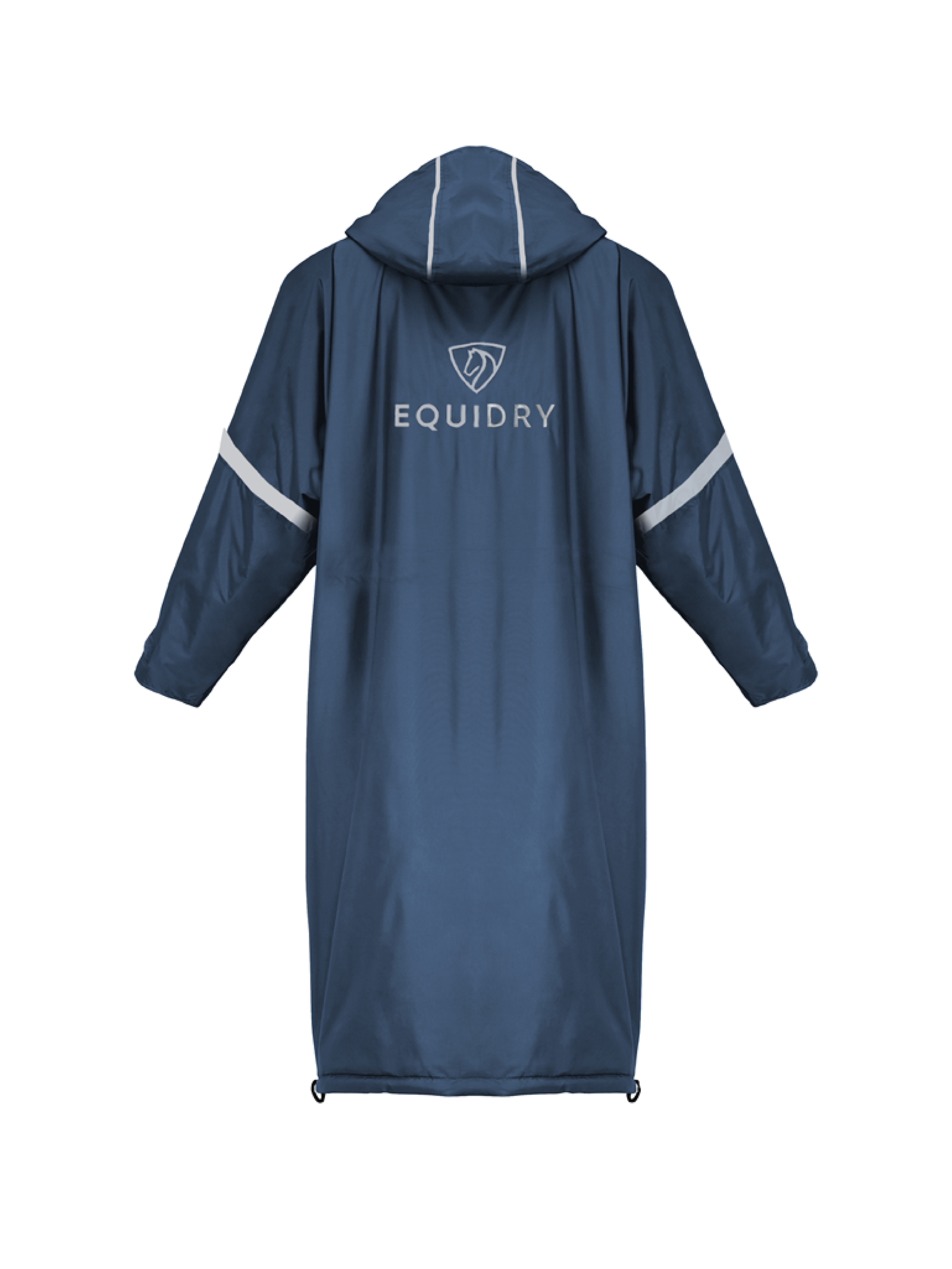 Evolution Children's | Thin Fleece | Stowaway Hood | Reflective | Steel Blue - EQUIDRY
