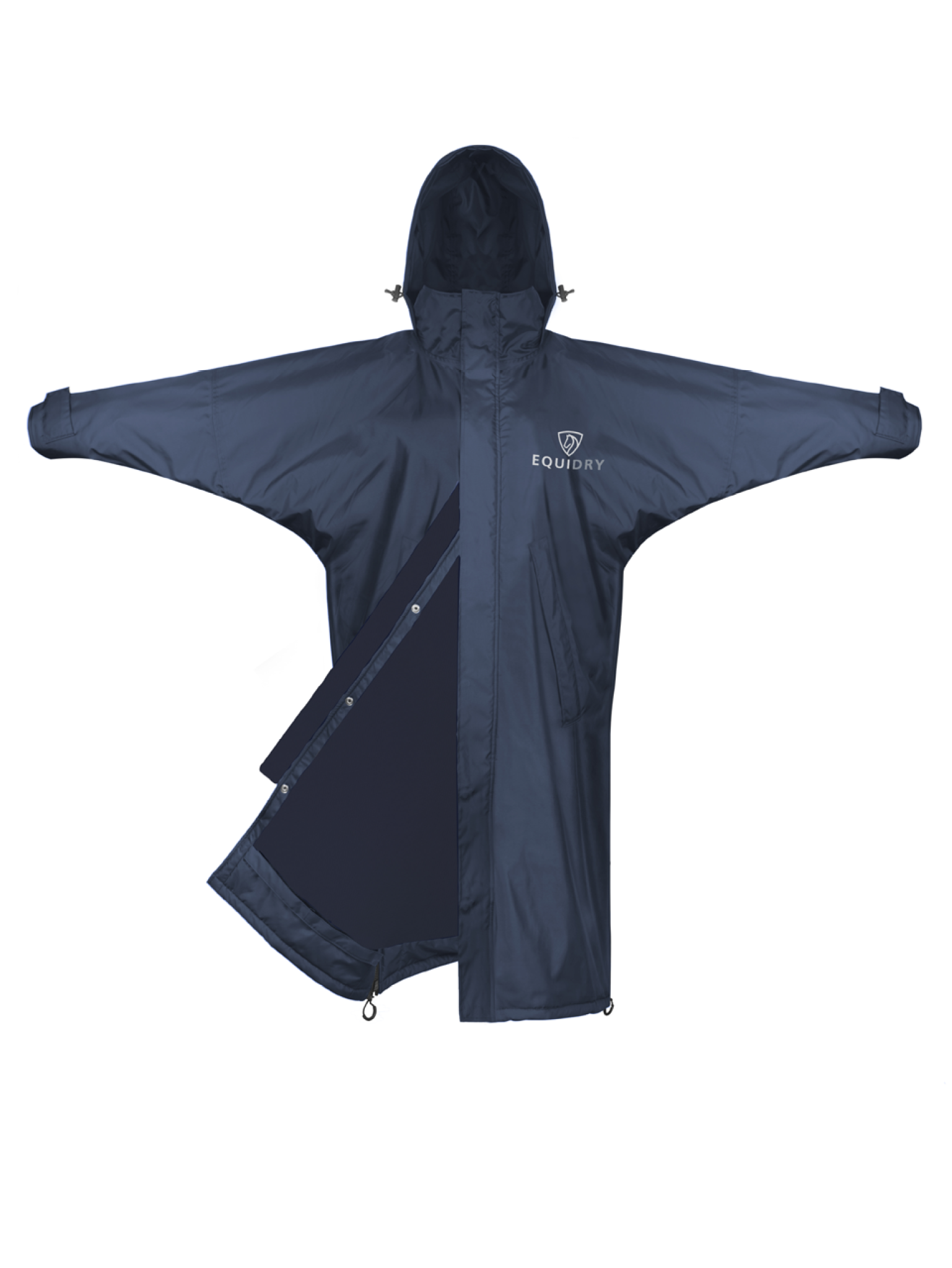 Evolution | Mesh Lined | Stowaway Hood | Navy/Navy - EQUIDRY