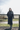 EQUIDRY women's thin fleece stowaway hood long waterproof horse riding coat in rich brown lifestyle 