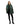 EQUIDRY women's waterproof short blouson style horse riding jacket in black forest green studio open lining 