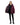 EQUIDRY women's waterproof short blouson style horse riding jacket in plum/plum front view 