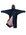 EQUIDRY women's long waterproof horse riding coat in Navy/Pale Pink