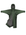 EQUIDRY women's thin fleece long waterproof horse riding coat in black forest green