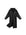 Evolution Pro Men's Warm Waterproof Horse Riding Coat Thick Fleece Lining Stowaway Hood in black/black