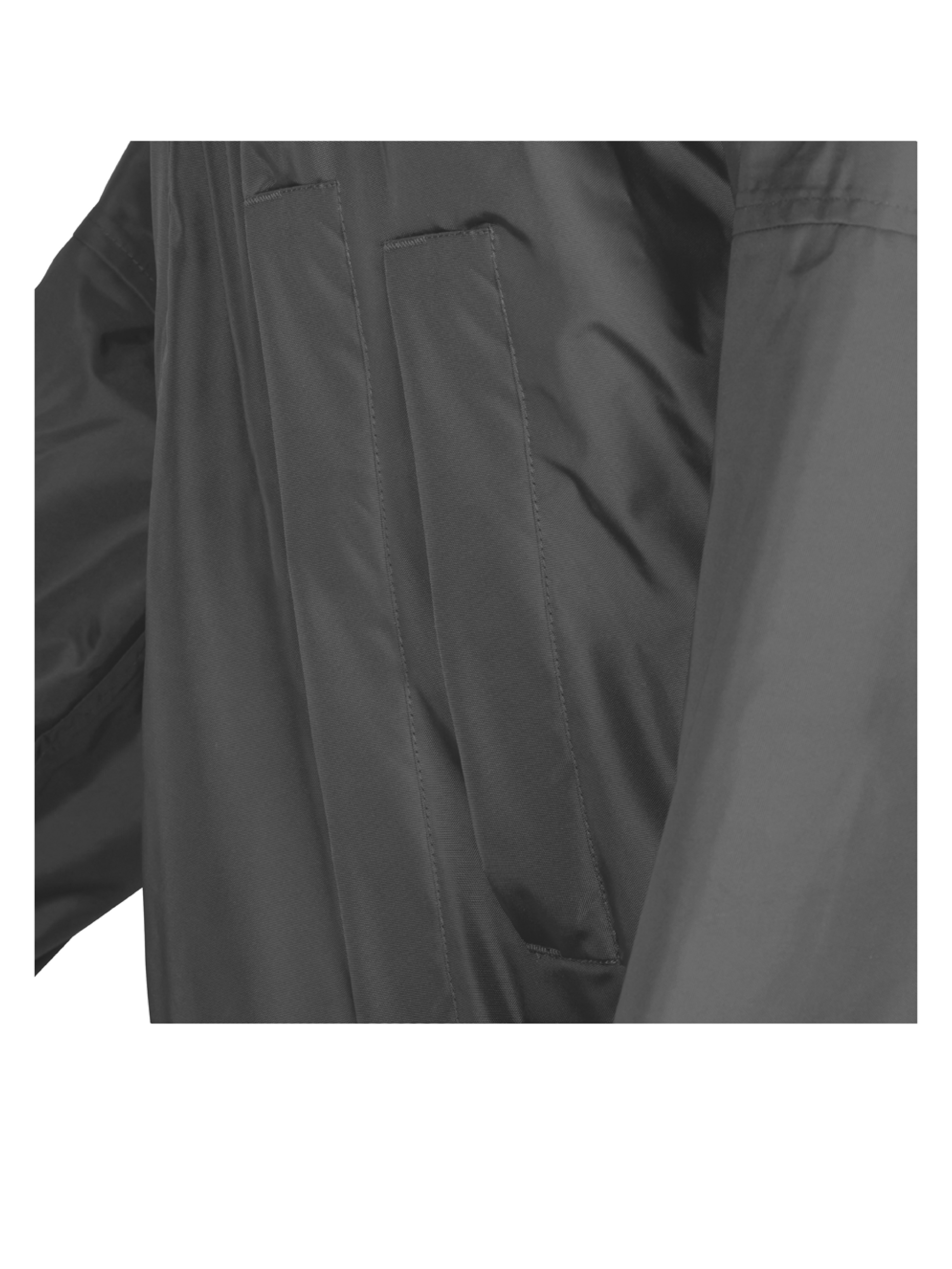 EQUIDRY waterproof horse riding raincoat thin fleece pro ride reflective charcoal/pale pink pockets