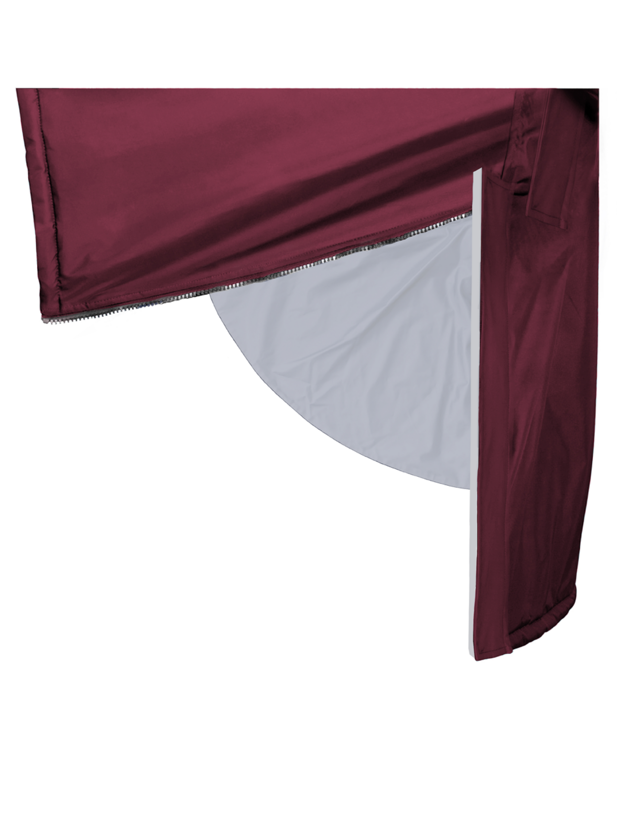 EQUIDRY waterproof horse riding raincoat thin fleece reflective plum side skirt